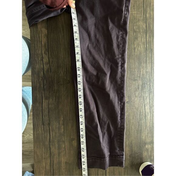 Everlane Cropped Straight Leg Jeans Womens size 0 Purple Brown High Waist - Picture 11 of 11